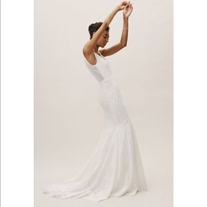 BHLDN Lace Be A Lady Gown